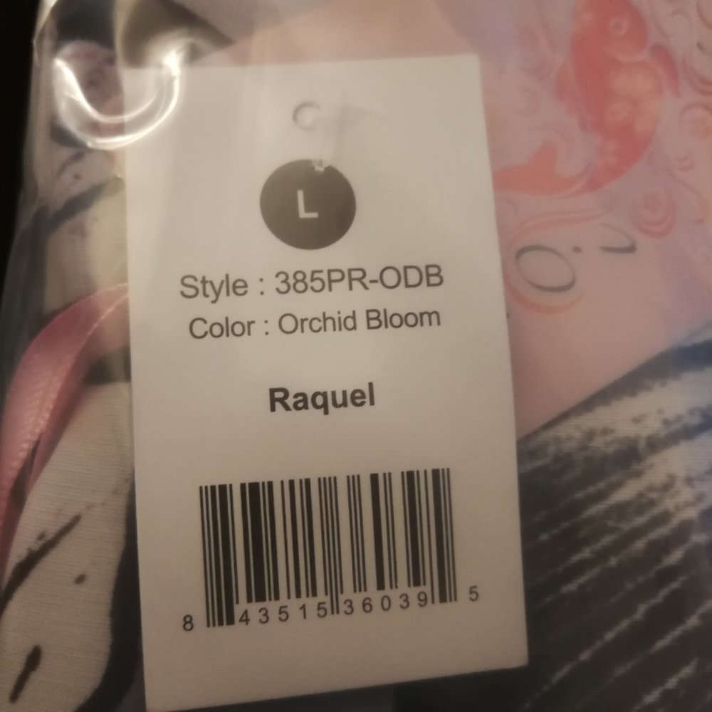 Koi Scrub Top 385PR-ODB Orchid Bloom Raquel - Picture 8 of 9